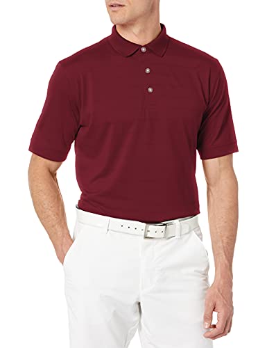 Callaway Camisa polo masculina de manga curta Opti-Dri™ Performance Golf (tamanho P - 4GG grande e alto), Zinfandel, 4G