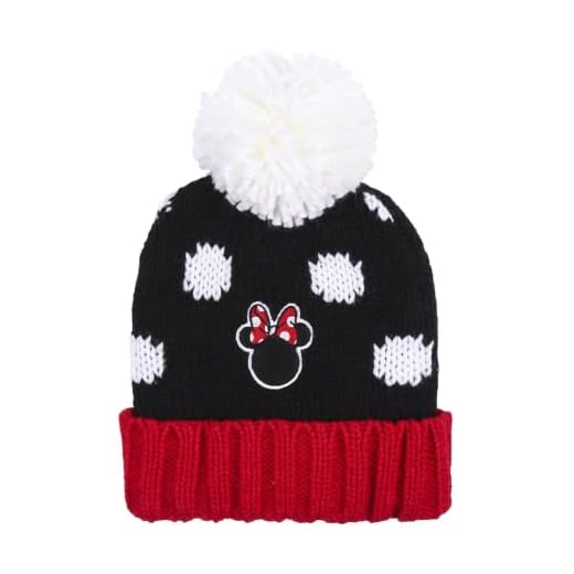 Cerdà Disney Gorro De Minnie Para Niñas, Multicolor, Rosso Mezclado