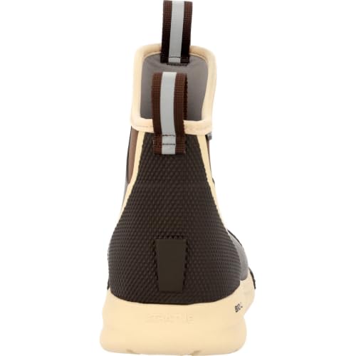 Image of XTRATUF 6 inch Men's Ankle Deck Boot Sport - 30% Lighter, 100% Waterproof Rubber Fishing Footwear - Non-Marking, Slip-Resistant Outsole - Moisture-Wicking Liner