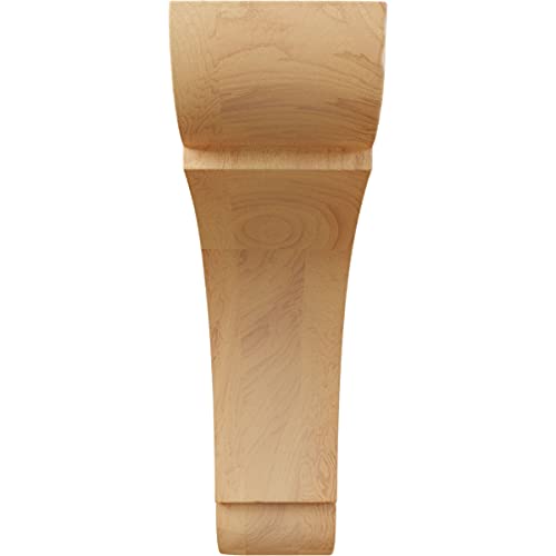 Ekena Millwork BKTW01X06X06OLRO Small Olympic Wood Wood Brackets, 1 3/4"W X 6"D X 6"H , Red Oak thumb #1