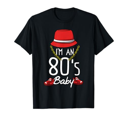 Cool 80's Baby Retrò Fashion Throwback Cultura Party Lover Maglietta