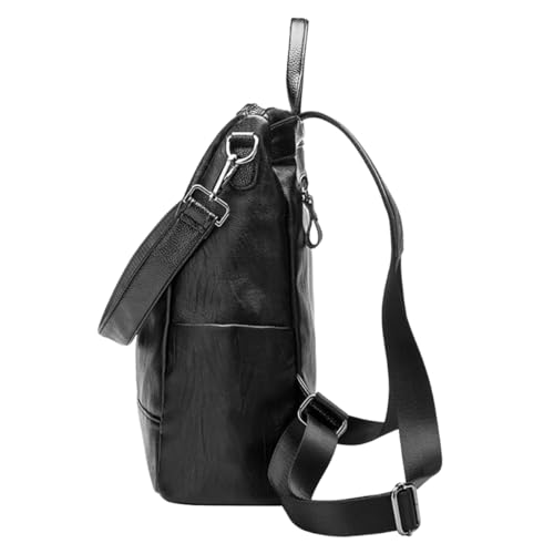 Mochilas Femininas Escolar Bolsa De Viagem Faculdade (Preto)