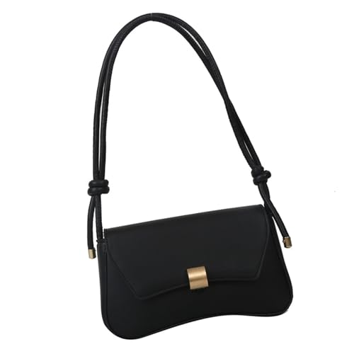 Vintage Women's Shoulder Bag PU Leather Crossbody Purse With Metal Buckle Spacious Underarm Handbag For Work Or Shopping