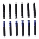 Recargas de tinta para bolígrafos: la recarga de pluma estilográfica es adecuada para escribir en escuelas, oficinas, hogares y otros lugares, recargas de tinta para pluma estilográfica