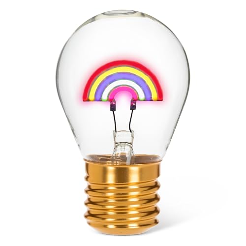 Abbott Collection Rainbow Neon LED Lightbulb Lamp by Abbott Collection Home - Used condition - US$22.83
