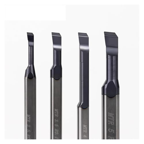 Herramienta de perforación torneado de orificios pequeños MTR carburo HRC55 acero inoxidable 2-8mm 5