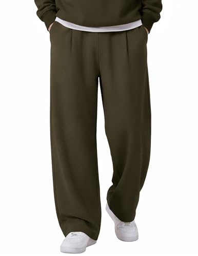 Amazon.com: COOFANDY Mens Casual Sweatpants Open Bottom Lounge