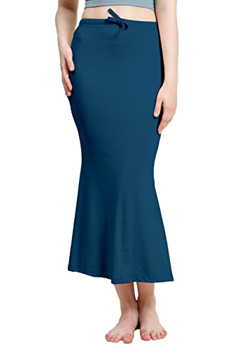 Image of Amazon Brand - Anarva Women Cotton Blended Saree Shapewear Regular Petticoat Skirt For Saree