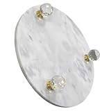 Plateau à bijoux multifonction : sa forme ronde permet de ranger et de classer différents objets. ce produit présente un aspect délicat et peut également servir de plateau à bijoux