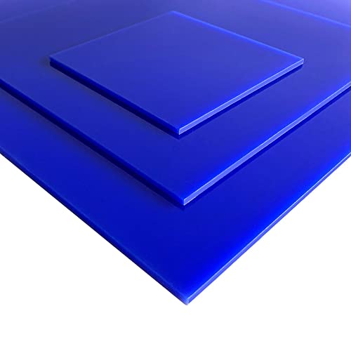 Plaque Acrylique Couleur 3mm. Plaque De Plastique Couleur. Verre Acrylique Couleur 30x30 cm. Feuille Acrylique Bleu. Verre Synthétique Teinté. Plaque De Plastique Sur Mesure.