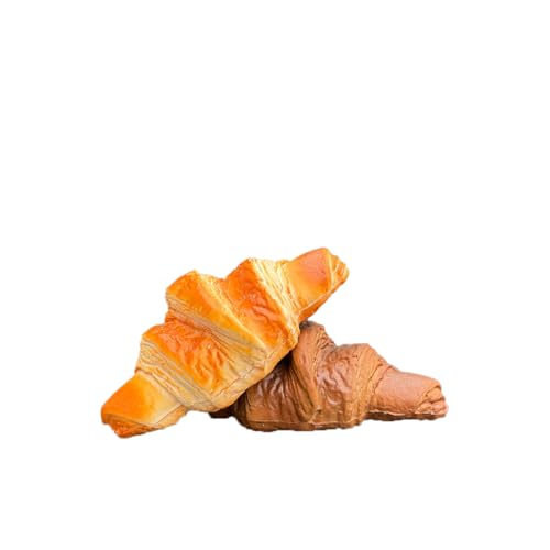 2pcs Crostini Artificial Food Bread Tart Pie Dessert Simulation Model Fake Cake Mousse Fruit Bakery Photography Props Decor