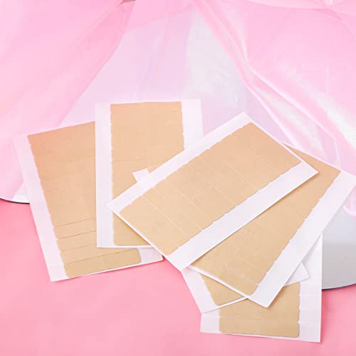 Image of WENNALIFE Clear Double-Sided Hair Extension Tape Tabs, 72 Pcs