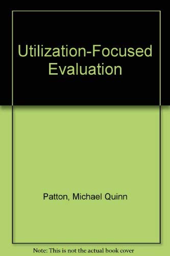 Utilization-Focused Evaluation 0803925662 Book Cover
