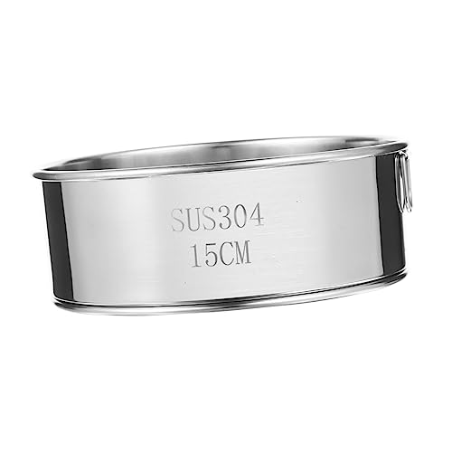 ABOOFAN Stainless Steel Flour Sieve Kitchen Fine Sieve Mesh Sifter Strainers Baking Sifter Bread Mesh Strainer Sifter for Baking Screen Flour Sifter Mesh Slotted Flour Strainer Use Silver