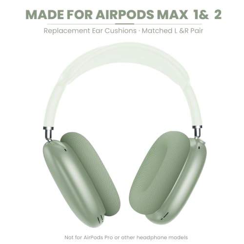 Ear Cushions for AirPods Max 1 & 2 Headphones, Mesh Replacement Earpads