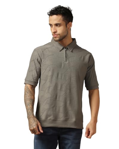 Image of Leriya Fashion Mens t Shirt | Textured t Shirts for Men| Oversized t-Shirt for Men