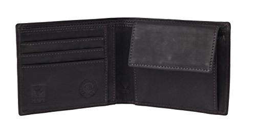 Porte-monnaie cuir 13 cm Greenburry portefeuille vintage