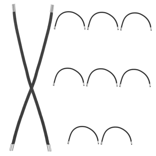 BESPORTBLE 10pcs Microphone Shock Mount Rubber Bands Elastic Vibration Holder for Mic Stand Durable Replacement Rubber Rings for Home Studio Outdoor Interviews