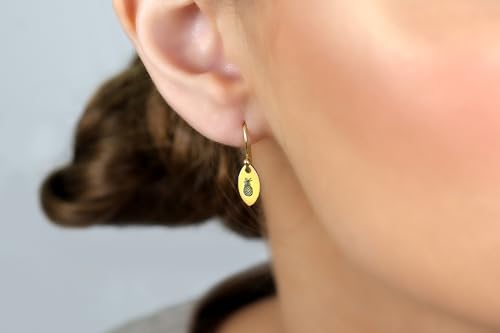 Boucles d'oreilles ananas et marquise pour femme en acier - 2