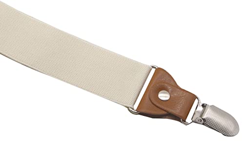 Image of Adjustable Elastic Suspenders for Men's and Women's with X Back Suspenders for Casual & Formal