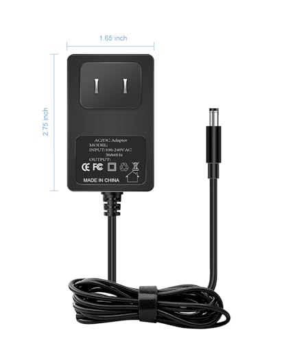 Wzr Wall Charger For Portable Dvd Player Power Supply Ac Adapter For Ueme/Hdjuntunkor/Dbpower Car Portable Dvd thumb #5