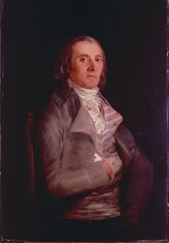 Impression d'art Goya portrait de Don Andrés Del Peral sur toile premium 60x90cm