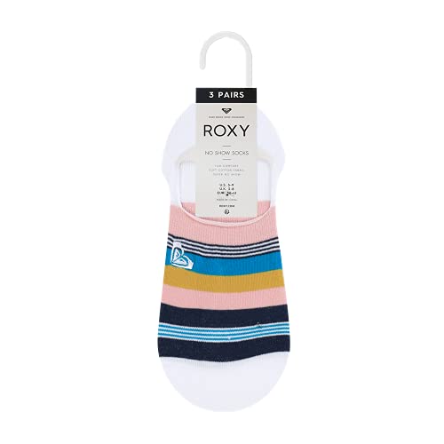 Roxy Women's No Show Sneaker Liner Socks, Ivory Heather (3 Pack), One Size #TOP2