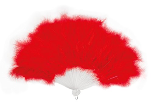 Preisvergleich Produktbild Boland 00649 - Fächer, Circa 25 cm, rot