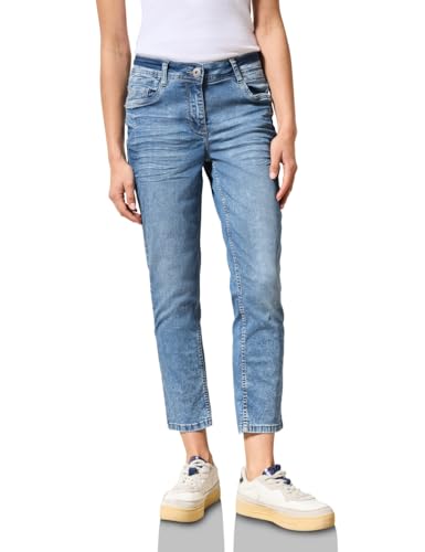 CECIL Damen B378646 Jeans im Casual Fit, Light Blue Washed, 31W x 26L