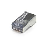 Platinum Tools Ezex44 Shielded RJ45 Internal Ground Connectors 100/Bag Accessory Box (105027)