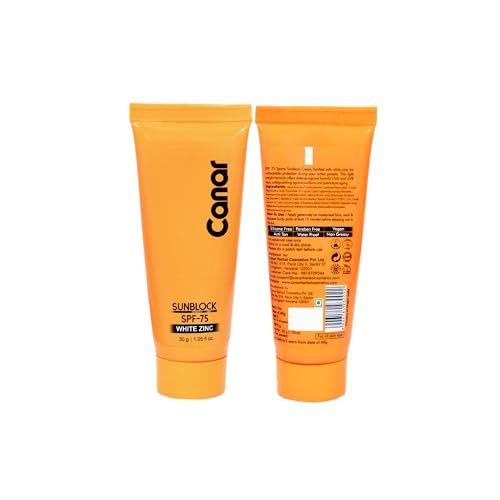 Canar Sunblock Spf-75 White Zinc For Cricketers (30 Gm),All - Image 4