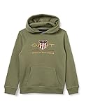  GANT Jungen Archive Shield Hoodie Kapuzenpullover, Four Leaf Clover, 176