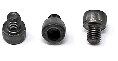 Image of iexcell 50 Pcs M5 x 6mm Thread Pitch 0.8 mm Alloy Steel 12.9 Grade Hex Socket Head Cap Screws Bolts Kit, Black Oxide Finish