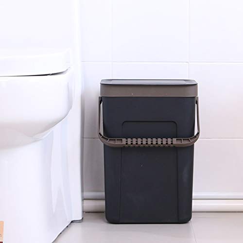 Corbeille avec couvercle créative au design contemporain