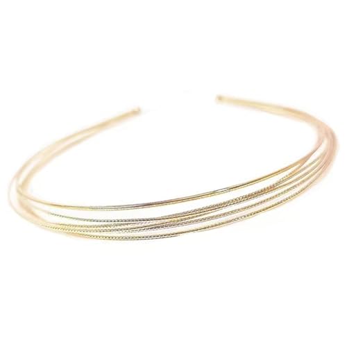 Multilayer Design Hairband Metal Hair Hoop Lightweight Comfortable Headwear Daily Wear Fashion Styling Women Metal Hairband