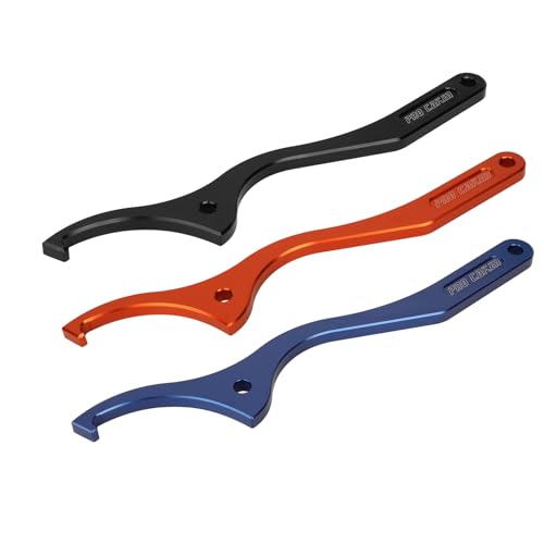 Image of 57MM /2.24 inch WP Rear Shock Spanner Wrench, Shock Wrench Adjustable Spanners for Most WP Motorcycles Blue