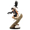 Jiumaoclele Figura Haikyuu!! Hinata Shoyo 23 Cm | Agachado Con Cuervos En Tronco | Escultura Hecha A Mano PVC