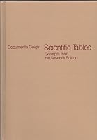 Scientific Tables Excerpts From the Seventh (7th) Edition Documenta Geigy B000E131PQ Book Cover