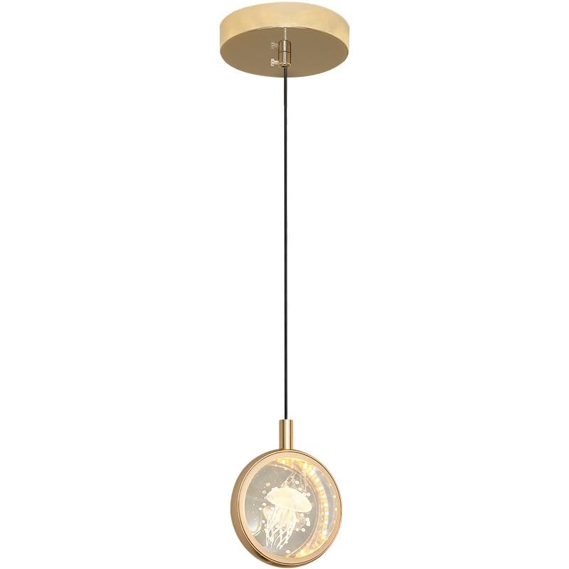 Lampe suspendue moderne cristal et lustre de chevet fer forgé