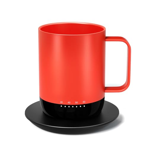 Vsitoo S6 Plus 12oz Smart Self Heating Coffee Mug, AI Auto-Sensing Heated Espresso Mug Temp Control...