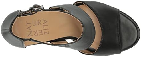 Naturalizer Womens Mae Qaurter strap Dress Sandal Black Leather 8.5 M | Image 4
