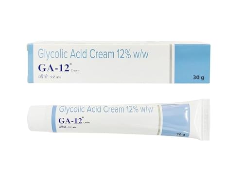 GA 12 Cream 30g | Glycolic Acid Cream| 12% Glycolic Acid– Intense Exfoliation for Pigmentation, Bumpy Skin & Acne Scars