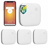 3er-Set vernetzte Rauchmelder von Smartwares – Kostenlose App – 85 dB – Entspricht...