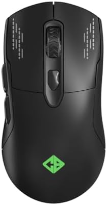 Cosmic Byte Raptor Dual Mode RGB Mouse, Pixart 3212 Sensor, Upto 4800 DPI, 10 Million Switches, 500Hz Polling Rate, Braided Cable, 11 RGB Effects, PTFE Mouse Feet (Black)