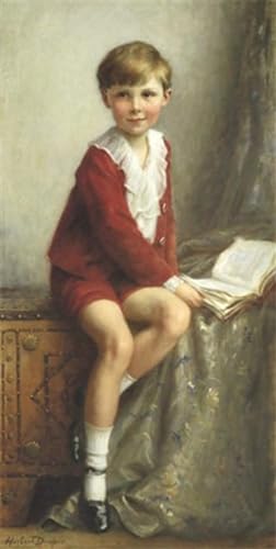 Affiche impression d'art portrait de Teddy par Herbert Draper toile 60x90cm