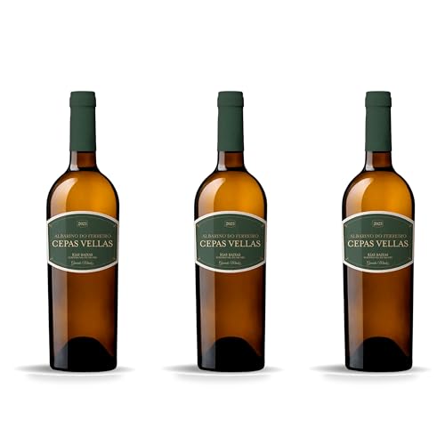 Albariño Do Ferreiro Cepas Vellas vino blanco premium selección gourmet – 3 Botellas x 75 cl