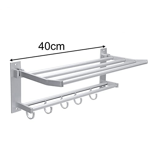 Rangement de serviettes d'espace restreint solution rails pliants faciles