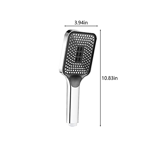 Cagogo Shower Heads High Pressure - Large Handheld Showerhead - 4 Spray Modes Adjustable - Rainfall Shower Head - Shower Head Filter For Hard Water - Bathroom Shower Head #TOP3