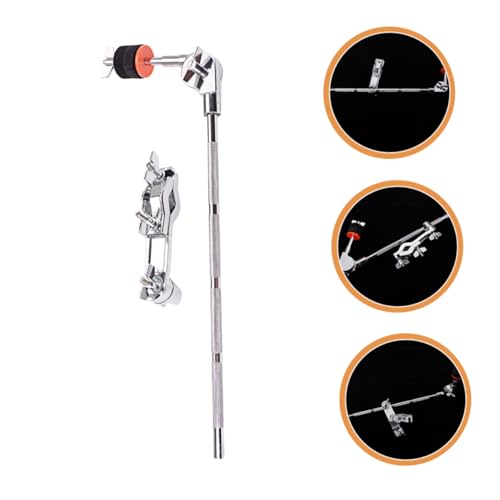 Abrazadera ajustable para extensión de batería con brazo para platillo, accesorios universales para percusión miniatura 4