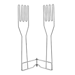 Sharplace Kitchen Glove Holder Dish Towel Drying Organizer Washing Rack Tool Glove Drain Rack Mitten Dryer Sink Hanger Stand